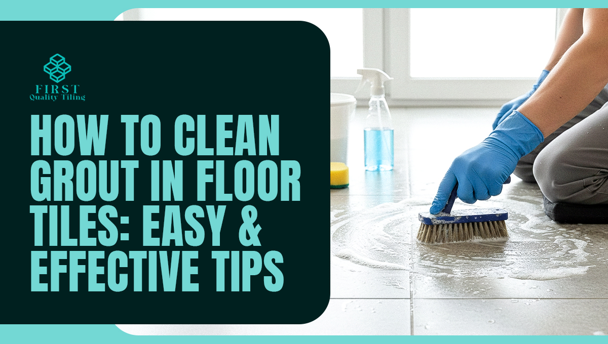 Learn how to clean grout in floor tiles with easy DIY tips