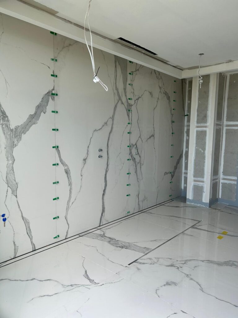 main bathroom floor and walls Porcelain Slab Tiles